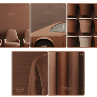 Тетрадь 48л., А5, клетка BG "Pantone color", матовая ламинация