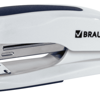 Степлер №24/6, 26/6 BRAUBERG "Extra", до 30 листов, серо-синий, 229087, шт