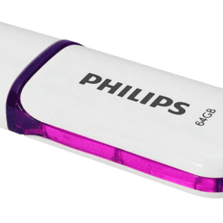Флеш-диск 64GB PHILIPS SNOW, разъем USB 2.0, фиолетовый, FM64FD70B/97