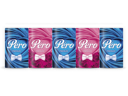 Платочки "Pero" 3сл 10л*10шт