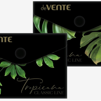 Папка на кнопке А7 180мкм "deVENTE. Tropicana" непрозр. с рисунком 3071237