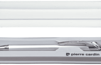 Ручка подарочная шариковая PIERRE CARDIN Actuel, корпус серебр., алюминий, хром, синяя, PC0502BP