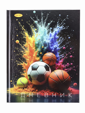 Дневник школьный 1-11кл, 40л, ТМ "Лимпопо" "На спорте" LPR0776