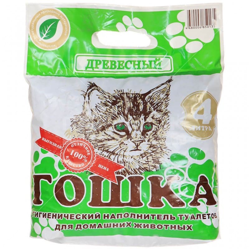 ГОШКА Наполнитель древесный, 4л (ГОШКА)