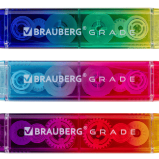 Корректирующая лента двусторонняя 5мм x 10 м, BRAUBERG GRADE, ассорти, 271941
