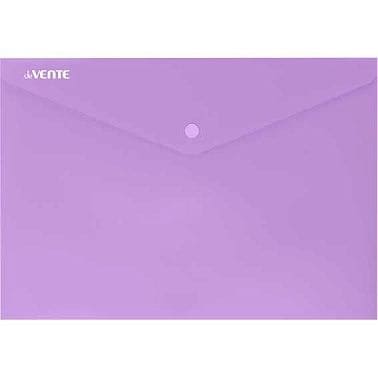 Папка на кнопке А4 180мкм «deVENTE. Pastel» 3079327 непрозр. пастельная сиреневая