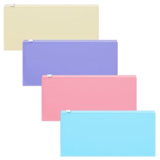Zip-пакет пластиковый ErichKrause® Fizzy Pastel, Travel, ассорти 50341