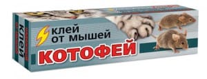 Средство от мышей Котофей, клей, 60г, 1/40