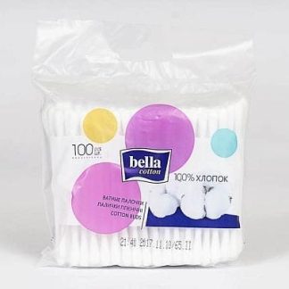 Ватные палочки "Bella Cotton", 100шт/уп., п/эт., BC-081-F100-007(Bella)