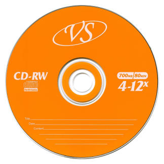 Диск CD-RW VS 700mb 4/12х