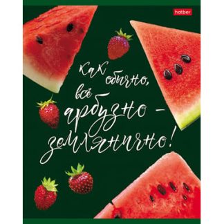 Тетрадь Hatber Вкусно как обычно! 48л А5 клетка на скобе скругл.углы, арт. 48Т5В1