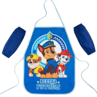 Фартук 49*39см и нарукавники набор детский для творчества PAW PATROL "Всегда готовы" 4116204