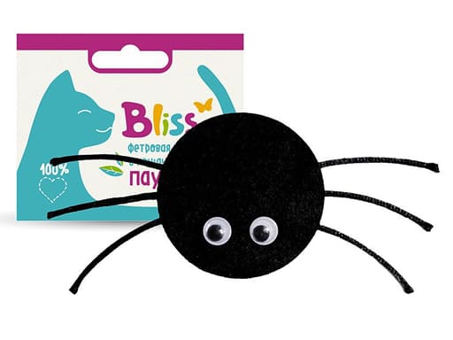 Игрушка Bliss с кошачей мятой Паучок ЦБ-3072