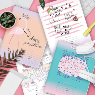 Тетрадь 12л. кл. Т5ск12 8615 "Study cute"