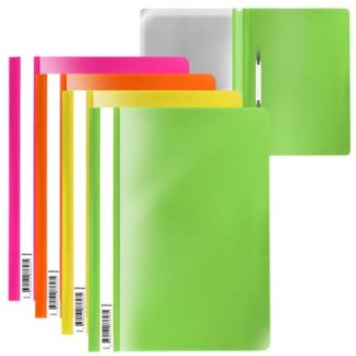 Папка-скоросшиватель пластиковая ErichKrause Fizzy Neon, A4, ассорти 50030