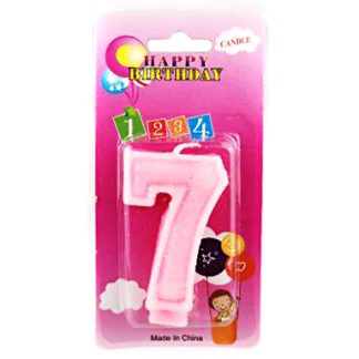 Свеча д/торта "7" арт15
