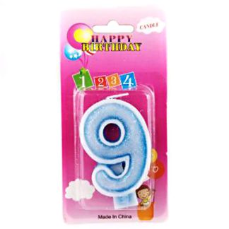 Свеча д/торта "9" арт15