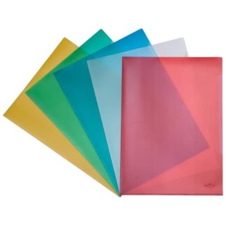 Папка уголок DURABLE, А4, 120мкм, ассорти
