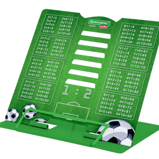 Подставка для книг и учебников BRAUBERG KIDS mini "Football" с таблицей умножения, металл, 238968
