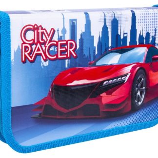 Пенал ПИФАГОР, 1 отделение, ламинированный картон, 19х11 см, CITY RACER, 229146