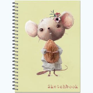 Блокнот для зарисовок Sketchbook, 145*200, 60л. "Милашки" гр.4+0+лам 2диз 3032