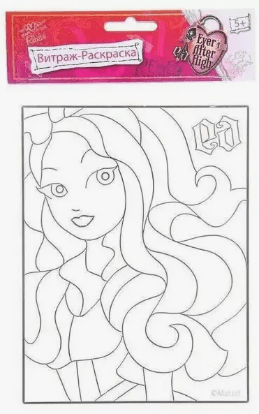 Витражн картинка Ever After High 17*13 см 85531