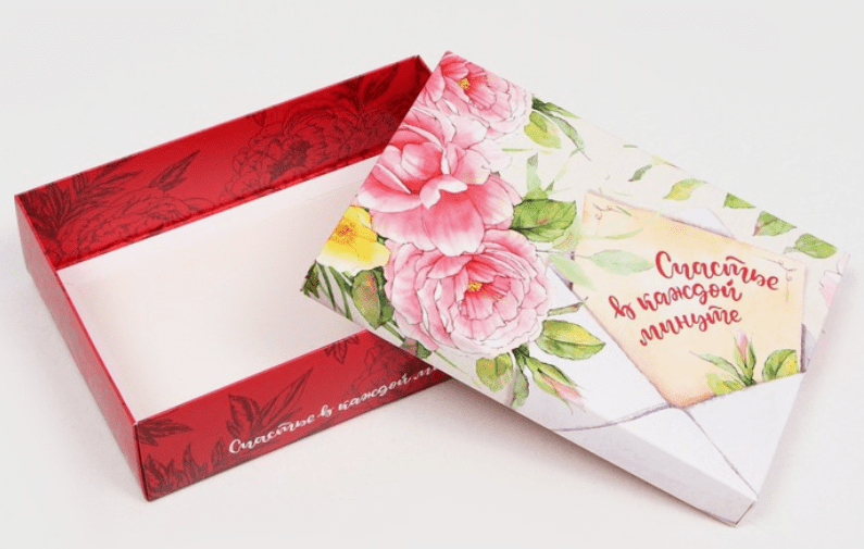 Подарочная коробка "Цветочное счастье", 21 х 15 х 5,7 см