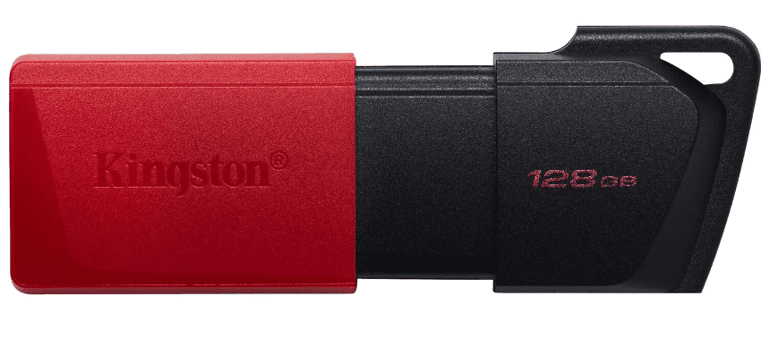 Флеш-диск 128GB KINGSTON DataTraveler Exodia M, разъем USB 3.2, черный/красный, DTXM/128GB, 513782