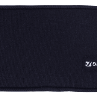 Пенал-косметичка BRAUBERG овальный, полиэстер, Black, 22х9х5 см, 229271