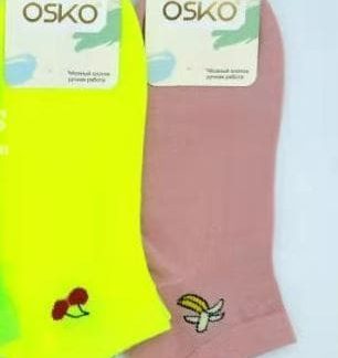 Носки женские укороченные цветные OSKO A1616
