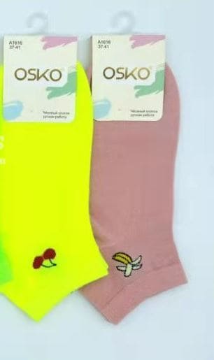 Носки женские укороченные цветные OSKO A1616