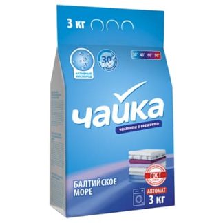 Стиральный порошок Чайка автомат Балтийское море 3кг.