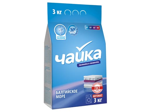 Стиральный порошок Чайка автомат Балтийское море 3кг.