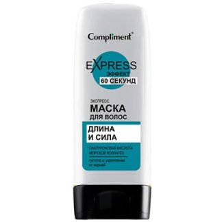 Compliment 60 СЕКУНД Маска для волос ДЛИНА И СИЛА, 200мл (2026-07)