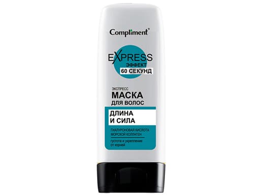 Compliment 60 СЕКУНД Маска для волос ДЛИНА И СИЛА, 200мл (2026-07)