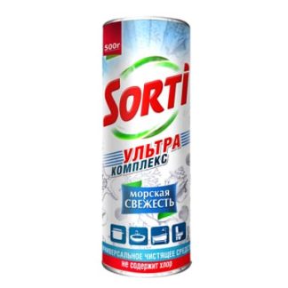 Чистящее ср-во д/кухни SORTI Морская свежесть 500г. порошок, шт