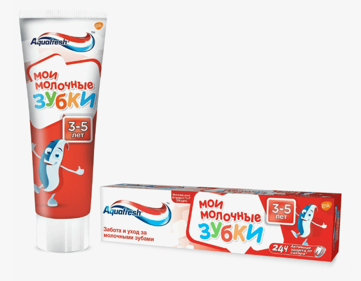 Зубная паста AQUAFRESH Детская Мои молочные зубки,50мл