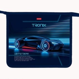 Папка для тетрадей на молнии 1отд А5 TRONIX пластик в индив.упак. Hatber 01029