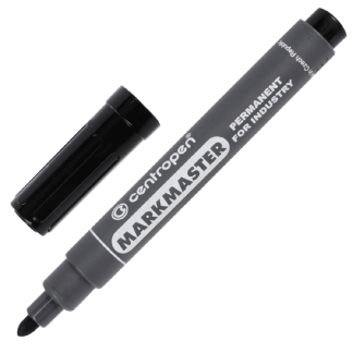 Маркер перманентный для промышленной маркировки ЧЕРНЫЙ CENTROPEN "Marksmaster", 1,5 мм, 8599, 5 8599