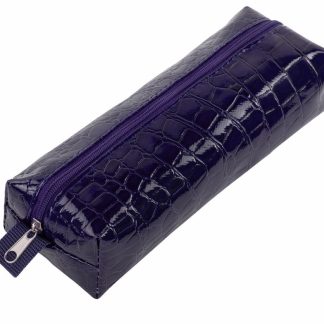 Пенал-косметичка BRAUBERG, "крокодиловая кожа", 20х6х4см, Ultra purple, 270848