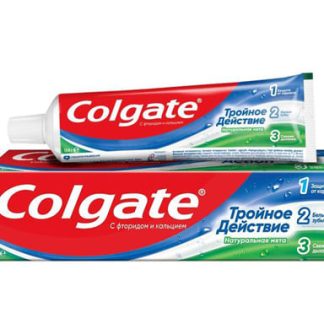 Зубная паста Colgate Тройное действие " Натуральная мята " 100мл