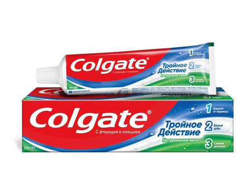 Зубная паста Colgate Тройное действие " Натуральная мята " 100мл