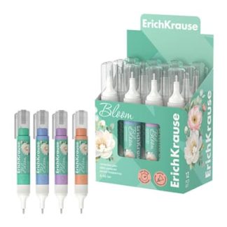 Ручка-корректор ErichKrause Pastel Bloom, 4мл (в дисплее по 12 шт.)