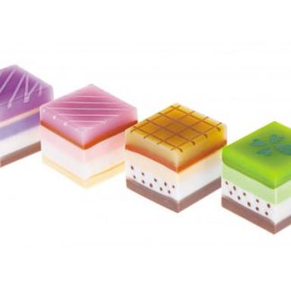 Ластик PVC Hatber Cake 32 шт. в картонной Дисплей-витрине