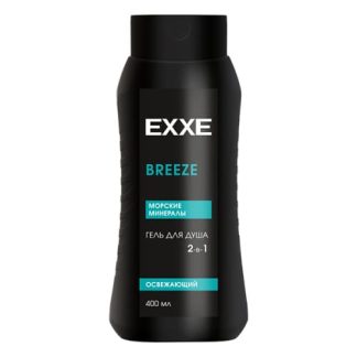 Гель для душа EXXE MEN 2в1 Breeze, Морские минералы, 400 мл