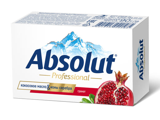 Мыло туалетное твердое "ABSOLUT" Professional гранат 90