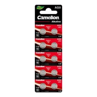 Э/п Щелочной AG0 (G0 / LR521 / LR63 / 379A) Camelion