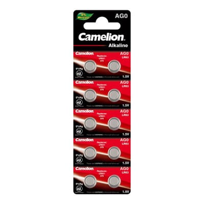 Э/п Щелочной AG0 (G0 / LR521 / LR63 / 379A) Camelion
