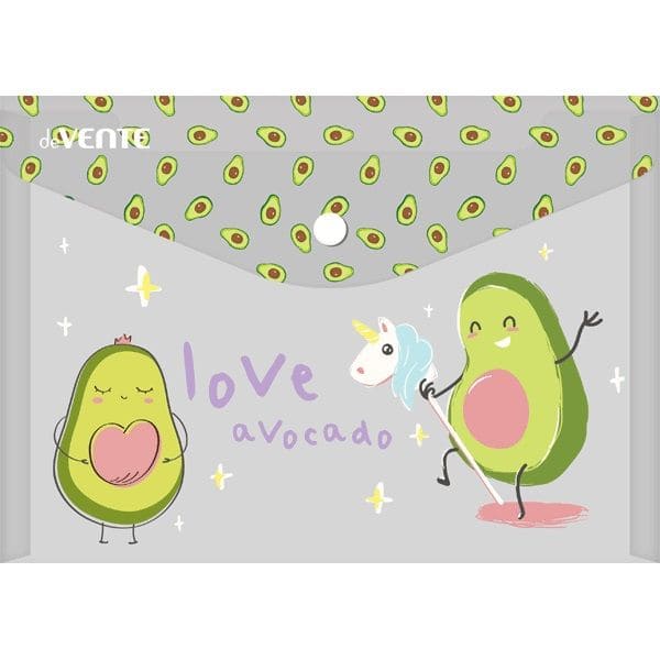 Папка на кнопке А5 180мк «deVENTE. Avocado» 3079231