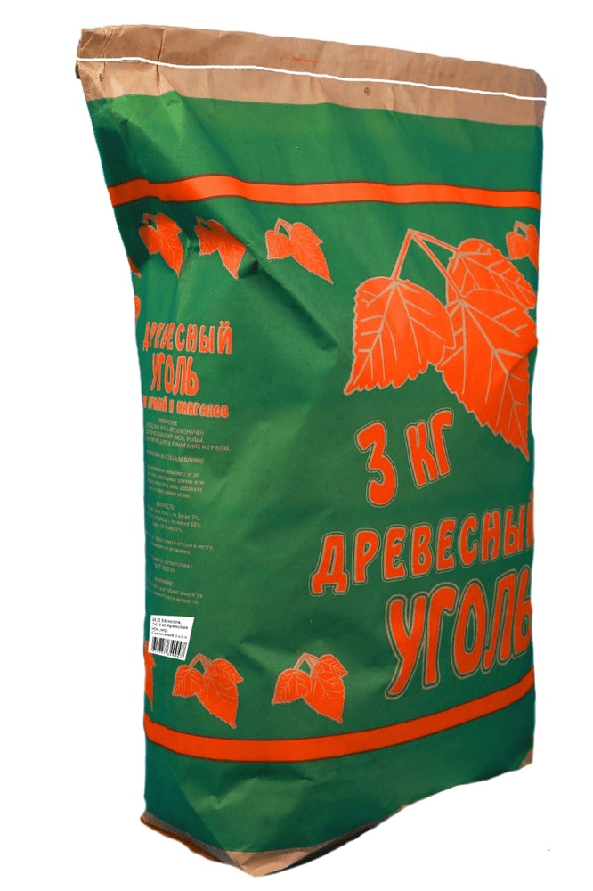 Уголь древесный 3кг